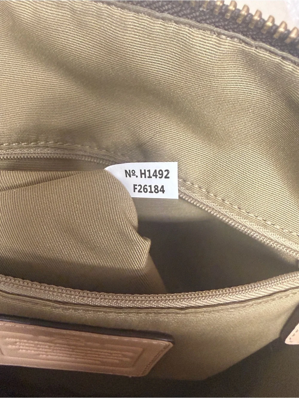 Coach Peyton Signature Cora Domed Satchel F26184 Brown Signature Canvas